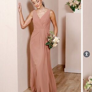 Revelry Blair Chiffon in Navy Blue Brand New